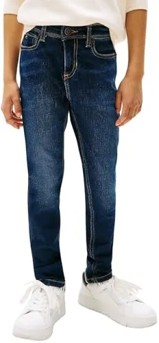 Tommy Hilfiger Jungen Scanton Y Slim Denim (Darkused) 5 Jahre - Stylische und bequeme Jeans für kleine Abenteurer, perfekt für den Alltag und aus hochwertigem Material gefertigt.