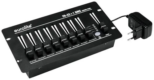 Eurolite DMX Dimmer 32-Kanal - DMX-Controller für 32 Kanäle, ideal zur einfachen Ansteuerung von Lichteffektgeräten mit DMX512-Schnittstelle, perfekt für Bühnen und DJ-Events.
