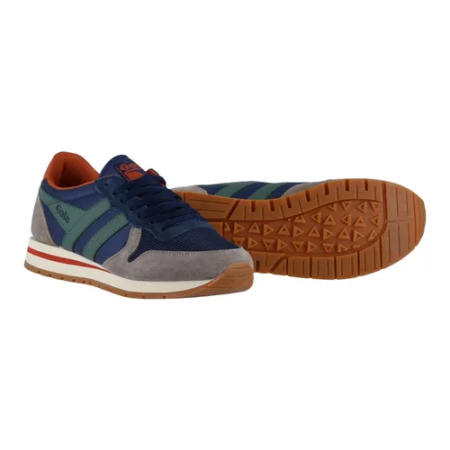 Gola Herren-Trainers Daytona Navy Rhino - 42 EU - Stylische Sneaker für Herren, gefertigt aus hochwertigem Textil und Wildleder, ideal für den Alltag und bequem beim Gehen.