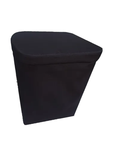Stoffhocker schwarz für Thetford Porta Potti 335 mit Polster - Toilettenhocker von Freizeit Wittke, bequem gepolstert für zusätzlichen Komfort und ideal für den Einsatz unterwegs.