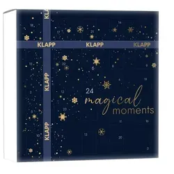 KLAPP Adventskalender Magical Moments - Wirkstoffkosmetik für strahlende Haut: 23 hochkonzentrierte Ampullen und ein Pflegeprodukt für tägliche Schönheitsmomente im Advent und darüber hinaus.