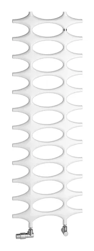 Kermi Design-Heizkörper „Ideos®“ 50,8 × 77,6 cm in Weiß - Heizkörper mit einzigartiger Elementarbauweise, bietet effiziente Wärmeleistung bis zu 262 W und ist ideal für moderne Wohnräume.