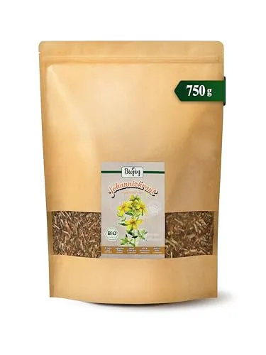 Biojoy BIO-Johanniskraut-Tee (750 g), getrocknet und geschnitten, Kräutertee (Hypericum perforatum)