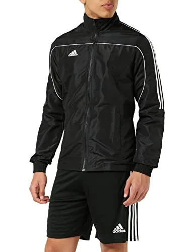 adidas Jacket Teamwear, Weiß, XS, TR-40 - Trainingsbekleidung mit 60% Baumwolle und 40% Polyester, adidas Logo auf der Brust und praktische 2 Taschen für zusätzlichen Komfort.