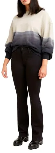 Bootcut-Jeans LEVI'S "315 Shaping Boot", Damen - Elegante Bootcut-Jeans von Levi’s® in Schwarz, die die Figur formt und mit elastischem Denim höchsten Tragekomfort bietet. Ideal für einen lässigen Look!
