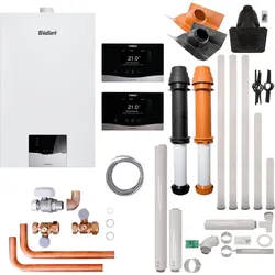 Vaillant ecoTEC plus VC 20 CS/1-5 E/LL/P - Brennwertkessel und Heizkessel mit hocheffizienter Gas-Brennwerttechnik, ideal für Ein- und Mehrfamilienhäuser. Selbstadaptierende Verbrennungsregelung sorgt für maximale Energieausbeute.