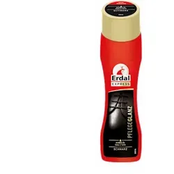 Erdal Pflegeglanz schwarz - Schuhpolitur mit Sofortglanz - Schuhpolituren für alle Glattleder, mit hochwertigem Mandelöl für sofortigen Glanz ohne Polieren. Ideal für schnelle Pflege und glänzende Schuhe.