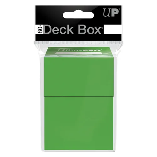 Ultra Pro Deck Box 80+ LIME GREEN Sammelkarten Pokemon Magic One Piece Karten