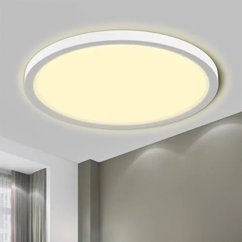 LQWELL® LED Deckenleuchte IP44, 36W 3000K, moderne Flachlampe für jeden Raum - Die LQWELL LED Deckenleuchte kombiniert modernes Design mit IP44 Schutz und ist ideal für feuchte Räume. Genießen Sie warmweißes Licht, das Ihre Räume stilvoll erhellt. Einfache Installation, energiesparend und langlebig.
