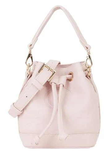 Valentino Samba Re Bucket Bag Cipria – Stilvolle Handtasche - Die VALENTINO Samba Re Bucket Bag vereint Eleganz und Funktionalität. Tragen Sie sie lässig über die Schulter oder am Henkel. Mit ihren kompakten Maßen ist sie der perfekte Begleiter für jeden Anlass.