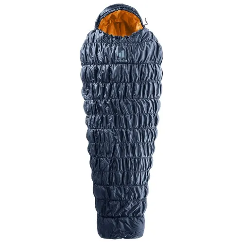 Deuter Exosphere -11° Zip Left Ink-Maple Schlafsack - Leichter und warmer Schlafsack für Bergnächte, aus 100% recyceltem Polyester, mit hervorragender Isolation und durchdachten Details für optimalen Komfort.