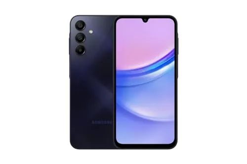 Samsung Galaxy A15 SM-A155F/DSN - 128 GB Dual-SIM Smartphone, 6,5 Zoll AMOLED Display, Schwarz