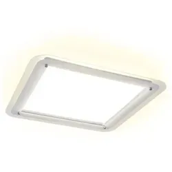 Briloner LED Deckenleuchte Free 18W mit Backlight - Elegante Deckenleuchte in Weiß mit 18W und neutralweißem Licht (4000K). Ideal für stimmungsvolle Beleuchtung in Wohnräumen. Mit integriertem Backlight für zusätzliche Akzente.