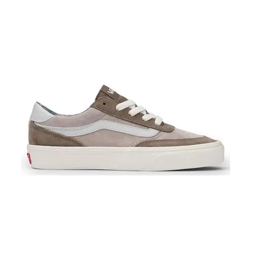 Vans Damen Brooklyn LS Sneaker, Warm Taupe, 37.5 EU - Damen-Sneaker mit gepolstertem Knöchelkragen für ultimativen Komfort und stylischem Design. Ideal für Alltag und Freizeit!