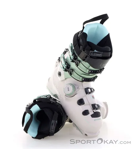 Atomic Hawx Prime XTD 115 BOA Damen Freerideschuhe - Beige - 24 - Skischuhe mit BOA-Verschlusssystem für schnelle Anpassung und perfekten Halt auf der Piste.