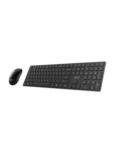 MSI FORGE K210 WIRELESS COMBO | Kabelloses Tastatur- und Maus-Set - Praktisches kabelloses Set mit komfortabler Scissor-Tastatur und präziser Maus. Ideal für den täglichen Einsatz im Homeoffice oder Gaming.