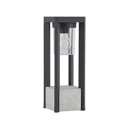 Lucande Außenleuchte Kalisa - Spritzwassergeschützte Wegeleuchte aus Aluminium - Ideale Außenbeleuchtung für Terrasse, Garten und Balkon: IP44 schützt vor Spritzwasser. Gestalten Sie stimmungsvolle Abende im Freien mit dieser robusten und modernen Pollerleuchte.