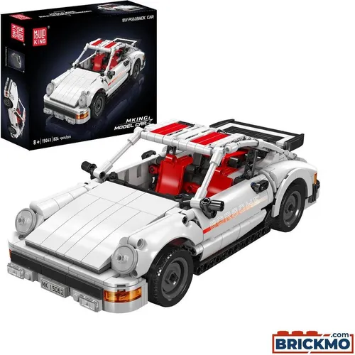 Mould King® 15063 911 Rückzug Sportwagen - Baukästen-Sportwagen Mould King 911 mit Rückzugfunktion, ideal für kreative Bauprojekte und Spielspaß.