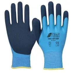NITRAS SOFT GRIP Nylonhandschuhe 3560-10 , 1 Karton = 72 Paare, Größe 10