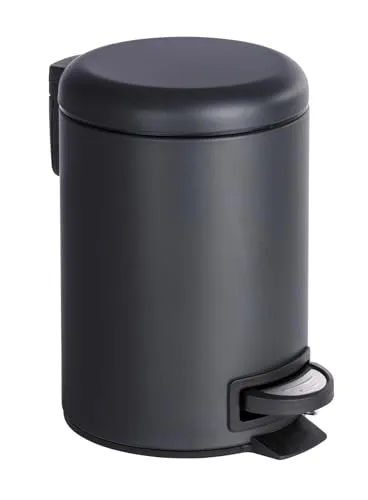 Wenko Leman 3 l Abfalleimer - Stylischer 3 l Abfalleimer von Wenko, ideal für kleine Räume und mit praktischem Deckel für geruchsneutrale Entsorgung.