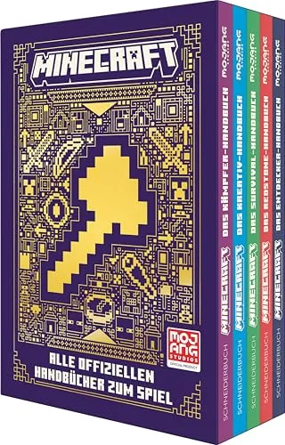 Minecraft Handbuch-Kollektion - Belletristik: Entdecken Sie alle fünf offiziellen Handbücher, die neuen und erfahrenen Spielern wertvolle Tipps, Tricks und Inspiration für unendlichen Spielspaß bieten!