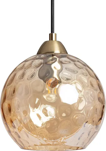 Pendelleuchte Glas Cornelio Bernstein – Elegante Hängeleuchte mit klassischem Design - Die Pendelleuchte Glas Cornelio Bernstein vereint klassisches Design und hochwertige Materialien. Ideal für verschiedene Räume, sorgt sie für stimmungsvolle Beleuchtung und setzt individuelle Akzente in Ihrer Einrichtung.