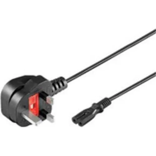 Dell DF770 Power Cord 250 1M C7 2P DUAL, UK - Zubehör für Dell-Geräte, 1 Meter lang und kompatibel mit verschiedenen Modellen für eine zuverlässige Stromversorgung.