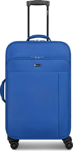 CHECK.IN® Weichgepäck-Trolley Sevilla 2.0 mit 4 Rollen - Robuster Koffer aus strapazierfähigem Polyester, ausgestattet mit einem intelligenten Zahlenschloss und geräumigem Wäschefach – ideal für stressfreies Reisen!