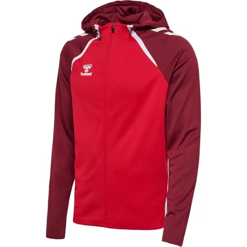 Hummel Lead 2.0 Jacke - rot - Sweatshirts mit BEECOOL-Technologie für hohe Atmungsaktivität und schnelles Trocknen, ideal für Sport und Freizeit.