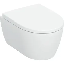 Geberit iCon Set Wand-Tiefspül-WC 503048001 - Sanitäranlagen & Zubehör, mit TurboFlush-Technologie für effizientes Spülen und ideal für kleine Badezimmer oder Gäste-WCs geeignet.