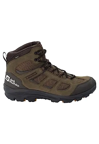 Jack Wolfskin Herren Vojo 3 Texapore Mid M - Wasserdichter Wanderschuh - Wanderschuhe für Tagestouren, wasserdicht und atmungsaktiv mit gut dämpfender, robuster Sohle und griffigem Profil für optimalen Komfort und Halt.