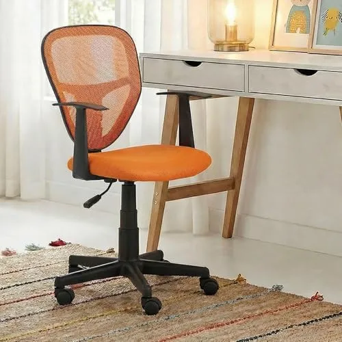 CARO-Möbel Drehstuhl STUDIO, höhenverstellbarer Kinder Bürostuhl mit Armlehnen - Bürostühle, atmungsaktiver Netzbezug für optimale Belüftung und Komfort beim Arbeiten oder Lernen, ideal für Kinder- und Jugendzimmer.