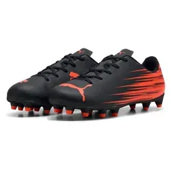 Puma Attacanto II FG/AG Fußballschuhe Kinder - Schwarz - Größe 28 - Die Puma Attacanto II FG/AG Fußballschuhe für Kinder bieten optimalen Halt und Kontrolle auf Rasen und Kunstrasen. Mit schnellem Schnürverschluss und leichtem Obermaterial für ein besseres Spielgefühl.