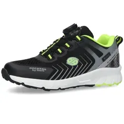 Dockers by Gerli Drehverschluss Halbschuh Schwarz Gr. 40 - Die Dockers Kinder Sneaker in Schwarz aus Textil-Synthetik bieten optimalen Tragekomfort. Mit wasserfestem, atmungsaktivem Design und rutschhemmender Sohle sind sie ideal für aktive Kinder und garantieren den ganzen Tag über sicheren Halt.