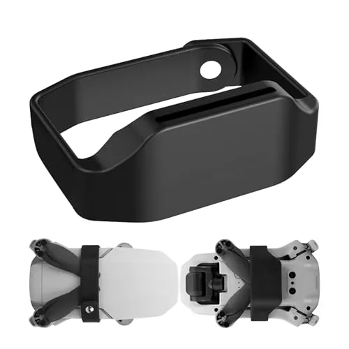 Drohnen Propeller Halterung, 1 Set, kompatibel mit DJI Mini 2, DJI Mini 2 SE, DJI Mini SE, DJI Mavic Mini, Schwarz, Silikon, Rotorblätter Schutz Drohne, Propellerhalter Transport, Drone Prop Holder