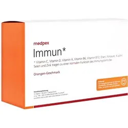medpex Immun 30 St - Stärkung des Immunsystems - Nahrungsergänzungsmittel zur Unterstützung der Immunabwehr, rezeptfrei erhältlich und ideal für die ganze Familie.