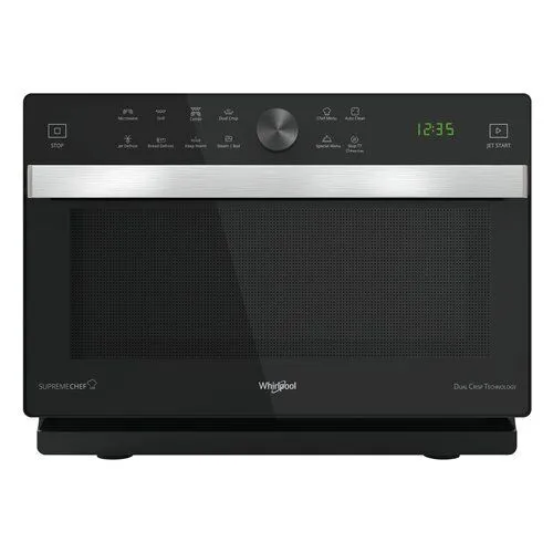Whirlpool MWP 337 SB Kombinationsmikrowelle - Mikrowelle mit 33 L und 900 W, bietet Präzisionsbacken, DualSteam für gleichzeitiges Garen und Jetdefrost für schnelles Auftauen. Ideal für kreative Kochabenteuer!