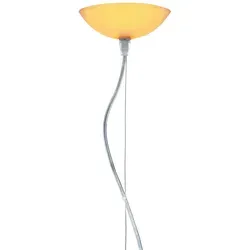 Kartell Fl/y transparent Lampe - Design von Ferruccio Laviani, aus recyceltem PMMA, verstellbare Kabellänge und inkl. LED-Leuchtmittel für umweltbewusste Beleuchtung.