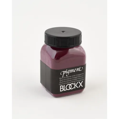 BlockX Zeichenpapier Pigment Quinacridon rosa-mangeta 100ml / 30g - Hochwertiges Pigment in leuchtendem Rosa-Magenta, ideal für kreative Projekte und Kunstwerke. Perfekt für präzise Farbmischungen und beeindruckende Ergebnisse.
