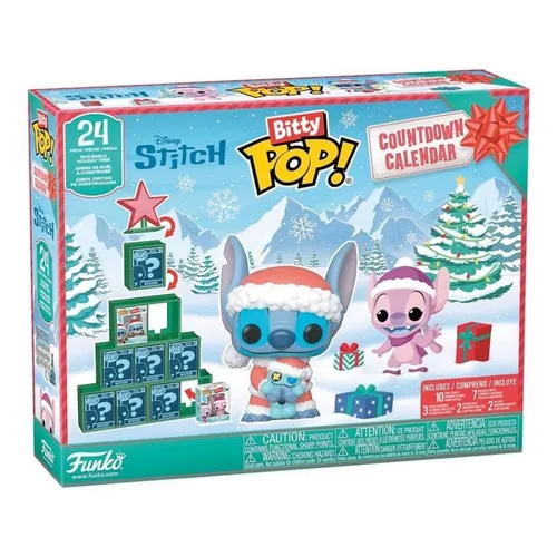 Funko Bitty Pop CC: Stitch Holiday (87002) - Puppen, Sammelfigur - Niedliche Holiday-Edition von Stitch, perfekt für Sammler und Disney-Fans.