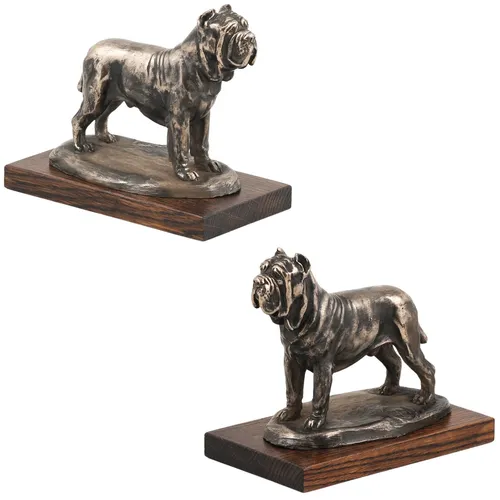 Mastino Napoletano Statue – Neapolitanischer Mastiff von Art-Dog - Elegante Hundestatue aus hochwertigem, bronzeähnlichem Material. Ideal für Büro oder Regal, um Ihre Liebe zu Hunden stilvoll zu zeigen. Ein kleines Meisterwerk der Kunst, perfekt für jeden Raum.