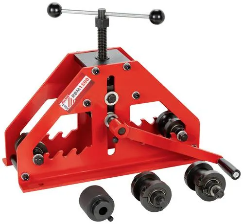 Holzmann Maschinen Rohrbiegemaschine RBM1500 - Präzises Biegen von Rohren - Abkantbänke & Rohrbiegemaschinen, ideal zum Biegen von Rund- und Vierkantrohren bis 38mm Durchmesser mit robuster Stahlkonstruktion und optimaler Kraftübertragung.