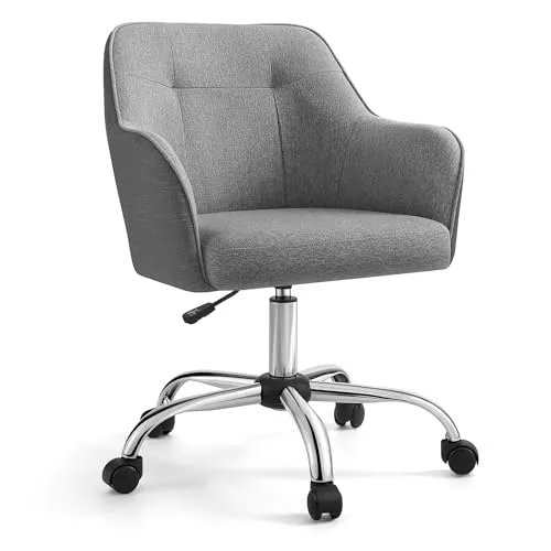 SONGMICS Homeoffice Stuhl, Drehstuhl, höhenverstellbar - Bürostuhl für bis zu 110 kg, atmungsaktive Oberfläche und hoher Sitzkomfort, ideal für modernes Arbeiten im Homeoffice oder Schlafzimmer.