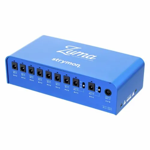 Strymon Zuma B-Stock - Multi-Netzteil für Effektgeräte - B-Stock Strymon Zuma, Multi-Netzteil mit 9 isolierten Ausgängen, ideal für Musiker, die ihre Pedale sicher und effizient mit Strom versorgen möchten.