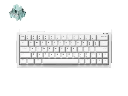 IQUNIX EZ63 HE Rapid Trigger-Gaming-Tastatur - 60% Gaming-Tastatur mit 8K Hz Polling Rate und einstellbarer Betätigung für präzise Kontrolle und schnelle Reaktionen. Ideal für eSports und Gaming-Enthusiasten.