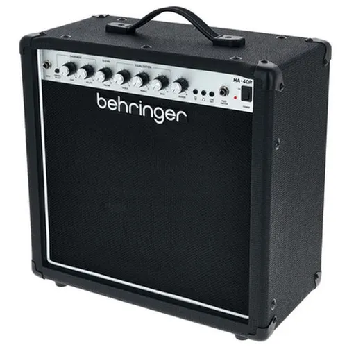 Behringer HA-40R E-Gitarrenverstärker - 2-Kanal E-Gitarrenverstärker mit 40 Watt Leistung und 10" Custom Bugera Speaker; ideal für kraftvollen Sound und vielseitige Klanggestaltung.