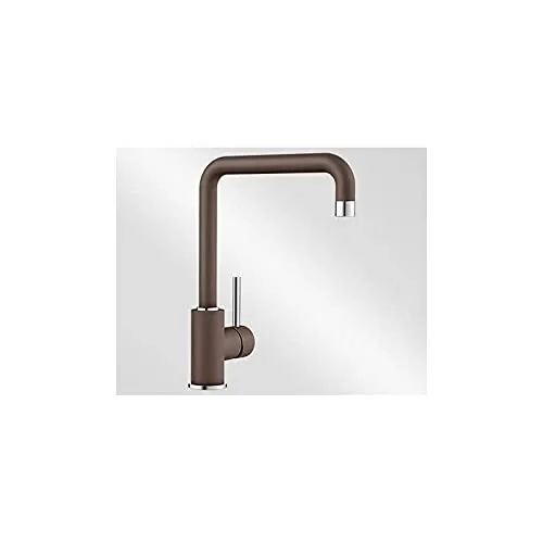 Blanco Mili cafe Küchenarmatur - Elegante Küchenarmatur mit J-förmigem Auslauf und 360° Schwenkfunktion. Ideal für hohe Töpfe und Vasen. Einfache Montage dank flexibler Anschlussschläuche. Perfekt für jede moderne Küche.