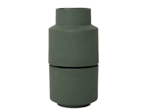 CrushGrind Salz- und Pfeffermühle BILLUND 12cm – Frisches Design - Küchenhelfer mit stilvollem, nachhaltigem Biokomposit-Design und stufenlos einstellbarem Keramikmahlwerk für perfekte Gewürze.