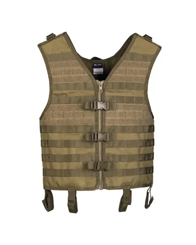 Molle Carrier Weste Gen.II - Sicherheitsweste für SWAT und Paintball - Sonderbekleidung in oliv, ideal für taktische Einsätze, robust und funktional für Militär und Paintball.