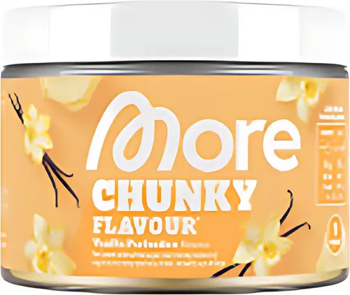 MORE Chunky Flavour, Vanilla Perfection - Geschmackspulver - Riegel & Getränke zur Nahrungsergänzung, vegan und kalorienarm mit nur 6-12 kcal pro Portion, ideal für bewusste Ernährung und vielseitig einsetzbar.
